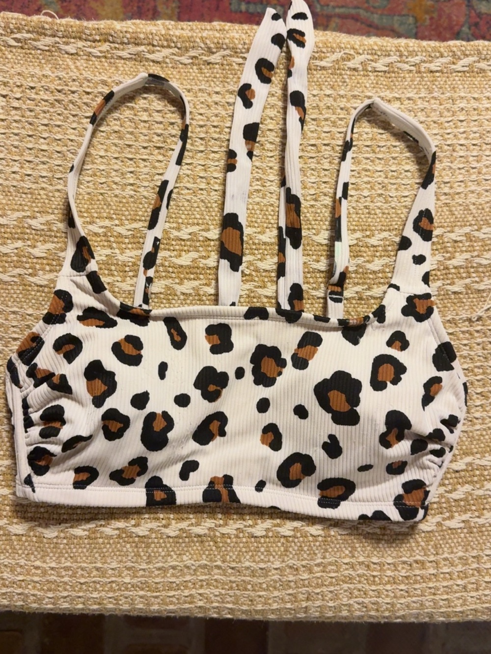 Leopard Bathing Suit Top